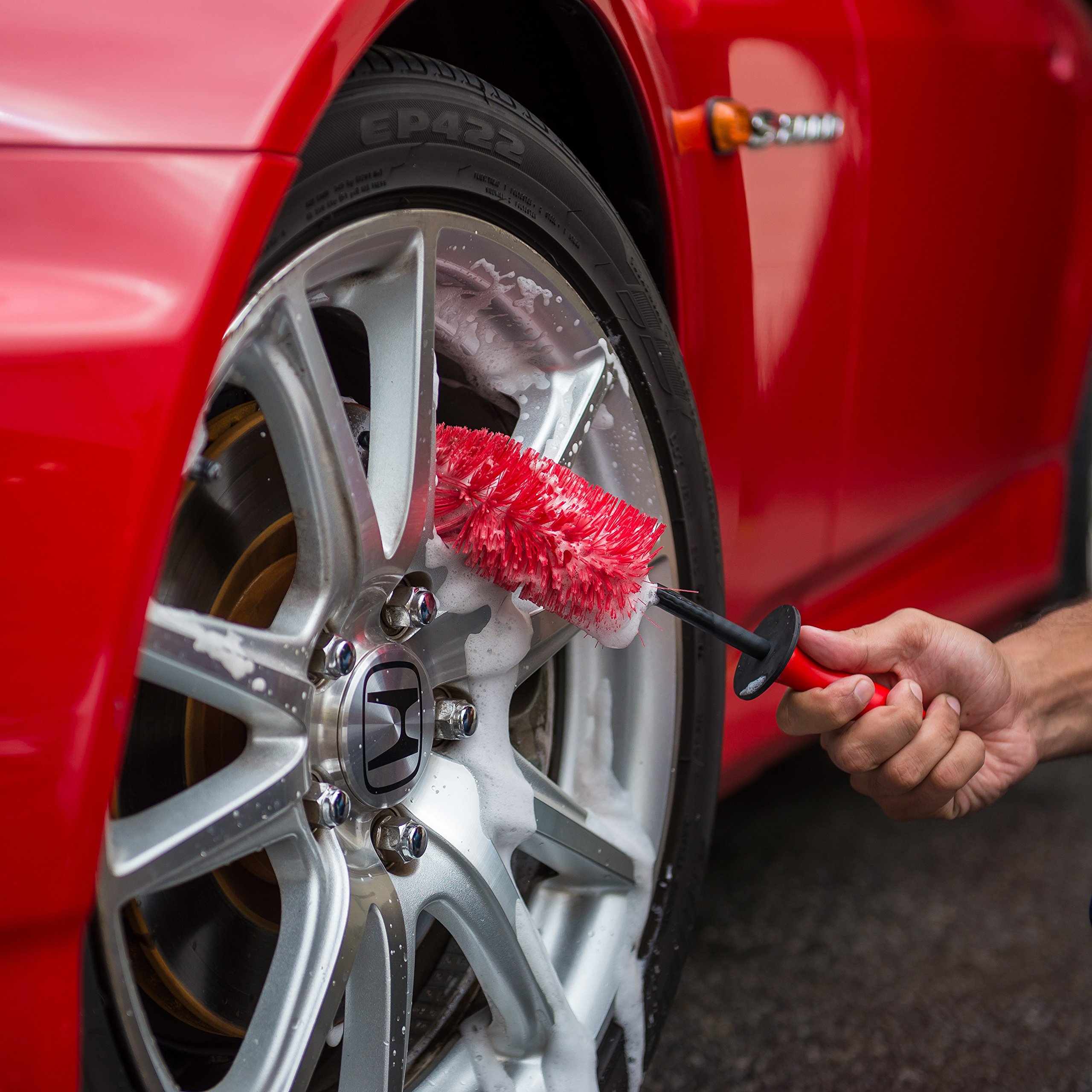Chemical Guys ACC607 1 Pack Little Red Rocket Detailing Brush - Image 4