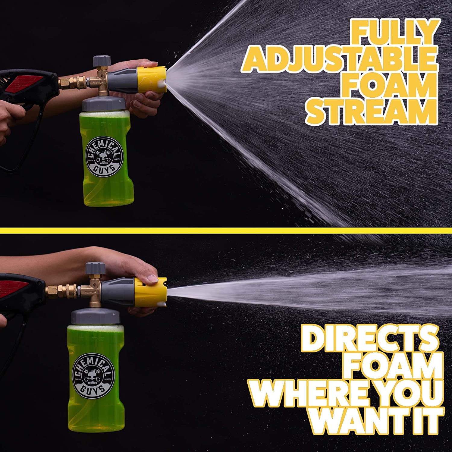 Chemical Guys Big Mouth Max Release Foam Cannon - Foam Cannon for Pressure Washer for Car Wash, Home Cleaning, and Boat Wash with 34 oz Bottle - Image 10