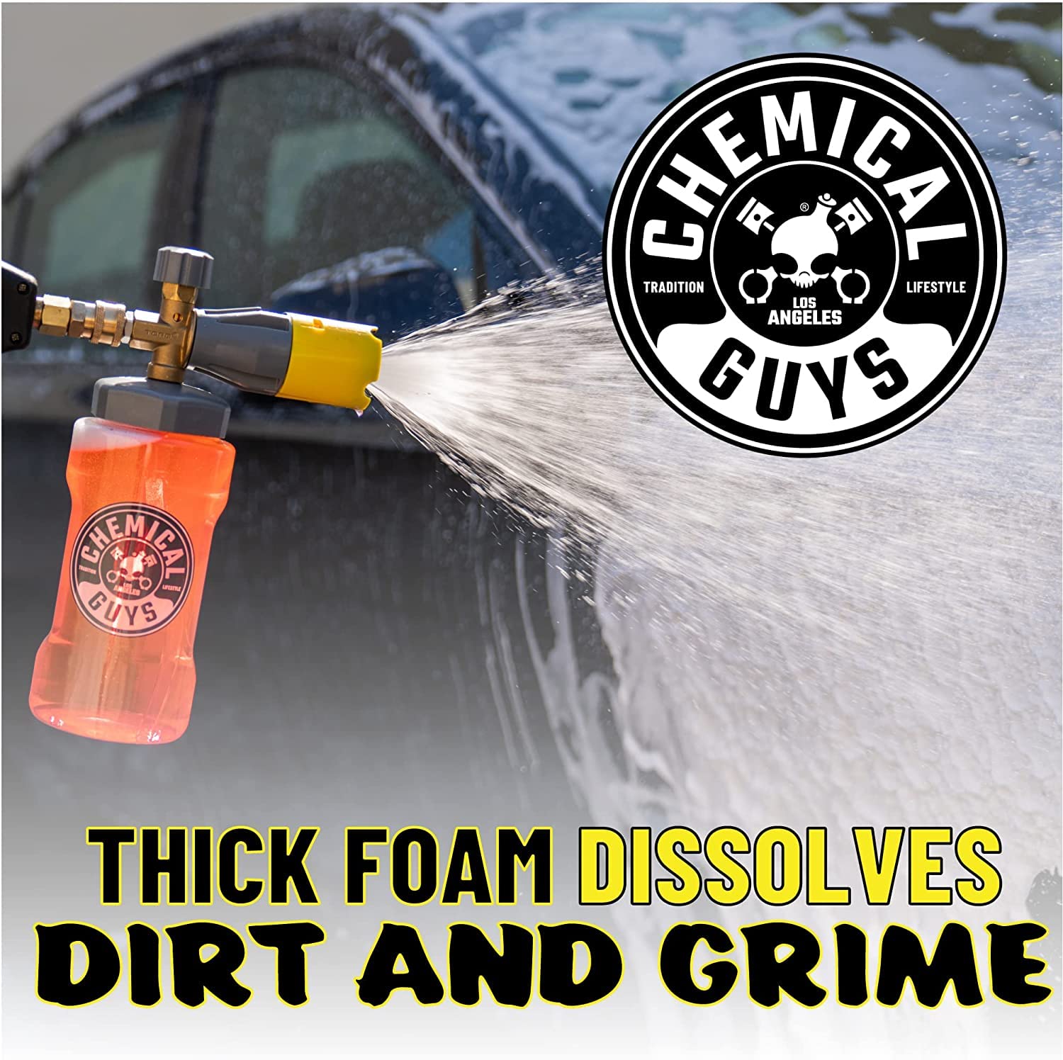Chemical Guys Big Mouth Max Release Foam Cannon - Foam Cannon for Pressure Washer for Car Wash, Home Cleaning, and Boat Wash with 34 oz Bottle - Image 6