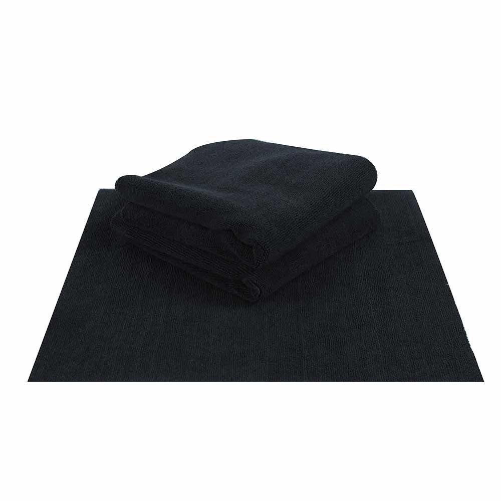 Chemical Guys MIC_805_3 Monster Edgeless Microfiber Towel, Black (16 in. x 16 in.) (Pack of 3) - Image 3
