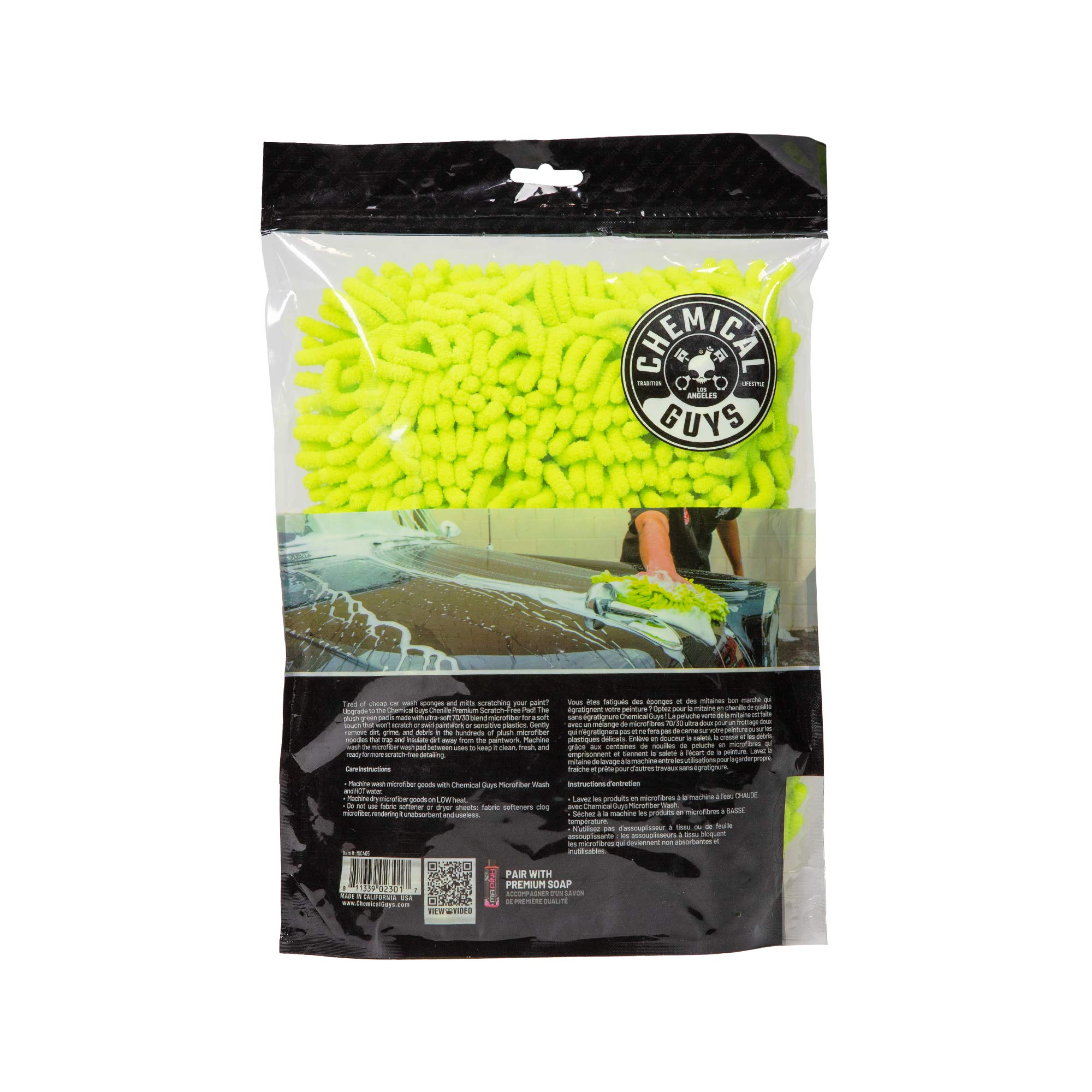 Chemical Guys-MIC415 Chenille Microfiber Wash Pad - Image 3